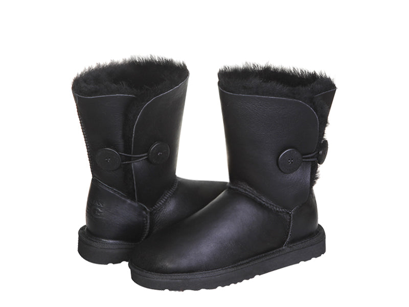 NAPPA BUTTON SHORT boots. Made in Australia. FREE Worldwide Shipping.